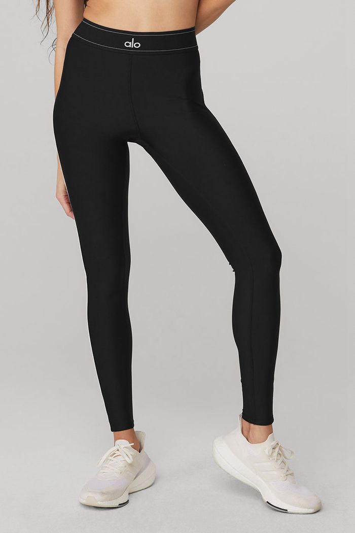 Alo Yoga Airlift High-Midja Suit Up Leggings Dam Svarta | 0156893-HF