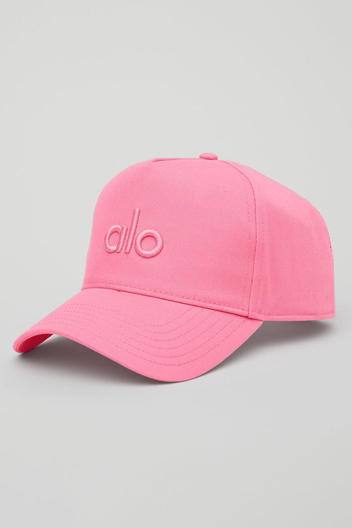 Alo Yoga District Trucker Hatt Dam Rosa | 3925680-QP