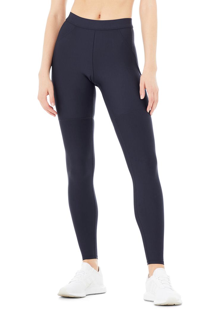 Alo Yoga High-Midja 4 Pocket Utility Leggings Dam Svarta | 2945378-OW