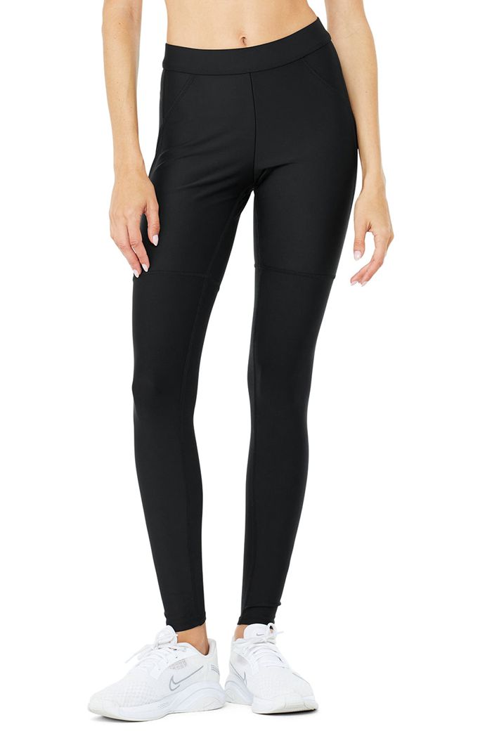 Alo Yoga High-Midja 4 Pocket Utility Leggings Dam Svarta | 7480156-KA