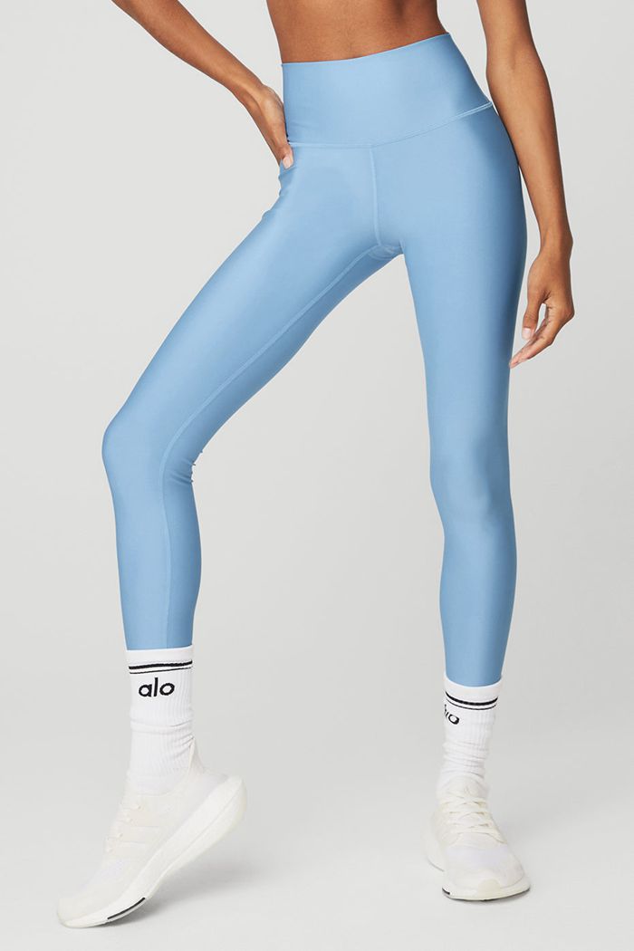 Alo Yoga High-Midja Airlift Leggings Dam Blå | 2490185-JR