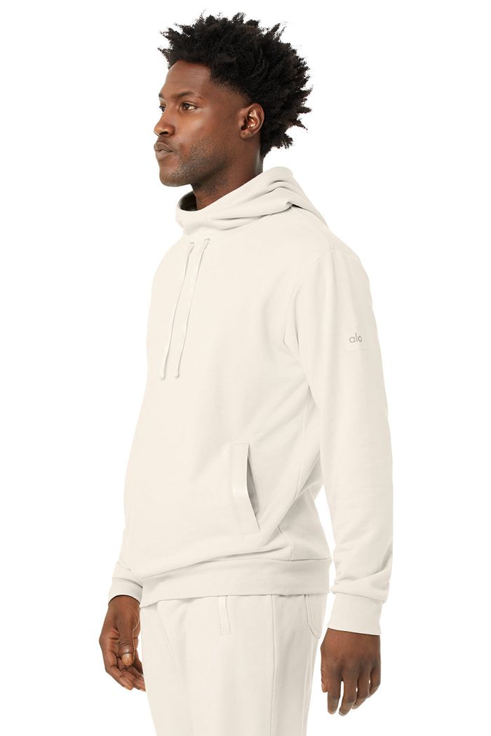 Alo Yoga Highline Hoodie Herr Beige | 6973582-HE