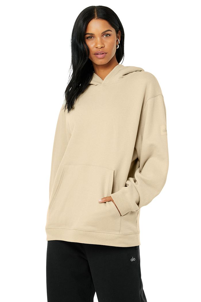 Alo Yoga Renown Hoodie Dam Bruna | 2417953-PZ