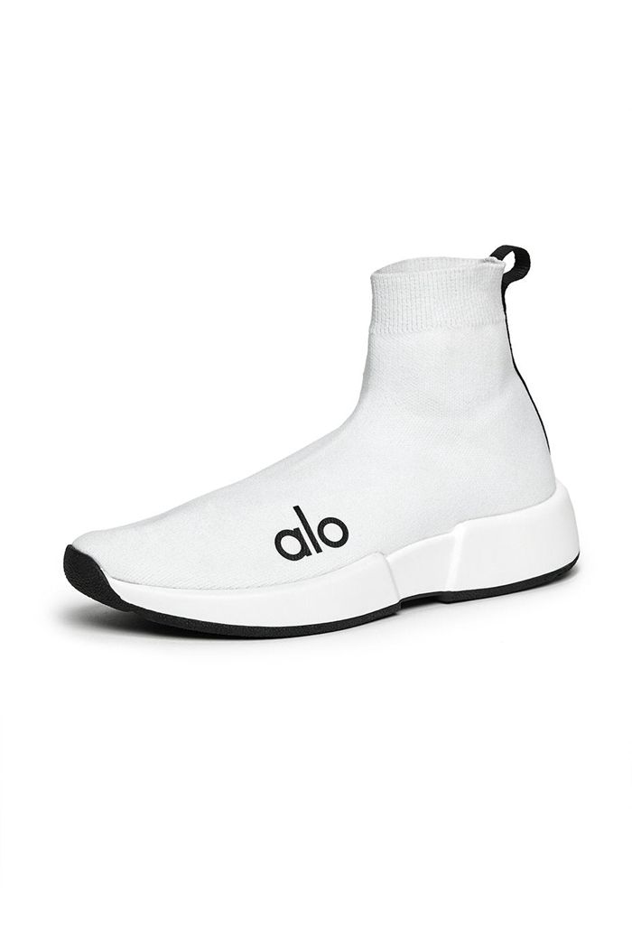 Alo Yoga Velocity Knit Sneaker Skor Dam Vita | 6408751-ZS