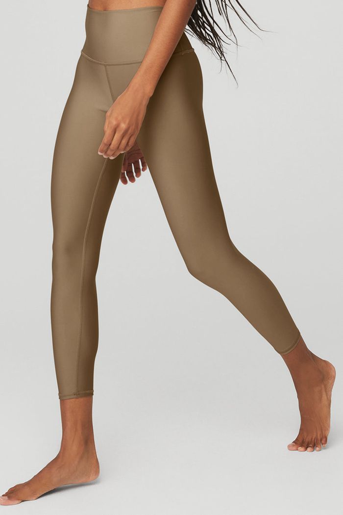 Alo Yoga 7/8 High-Midja Airlift Leggings Dam Bruna | 4627938-KT