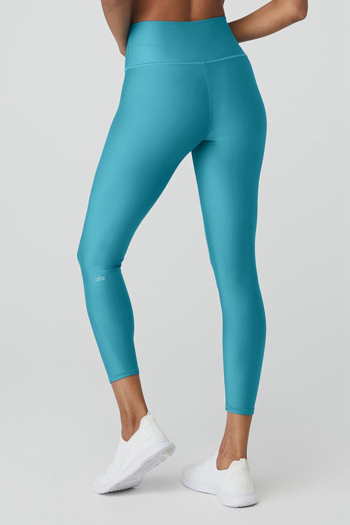 Alo Yoga 7/8 High-Midja Airlift Leggings Dam Blå | 8765923-TO