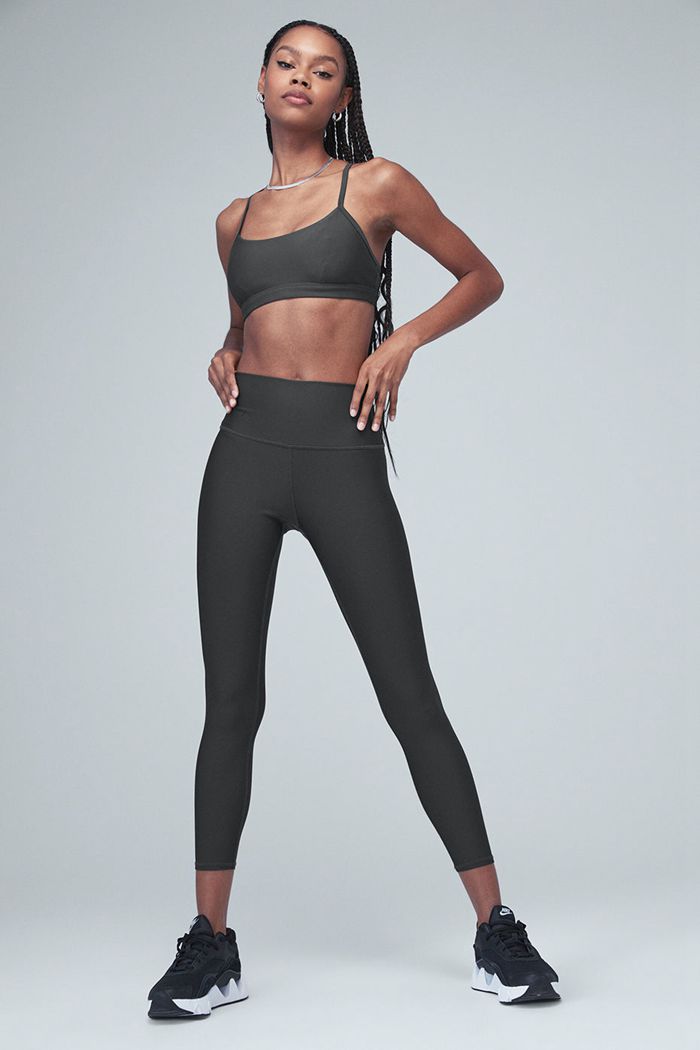 Alo Yoga 7/8 High-Midja Airlift Leggings Dam Mörkgrå | 9615340-PV