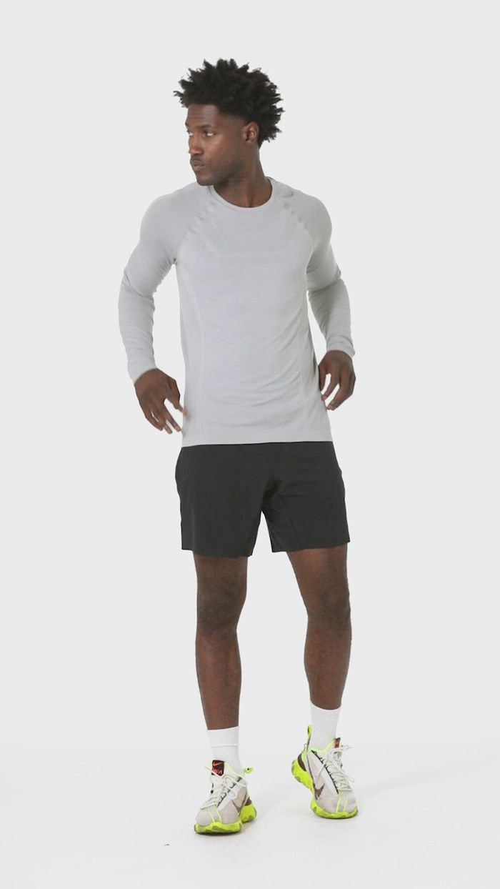 Alo Yoga Amplify Seamless Long Sleeve Herr Grå | 3679210-WJ