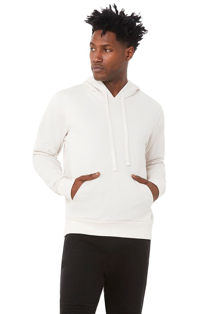 Alo Yoga Caliber Hoodie Herr Beige | 0528913-TH