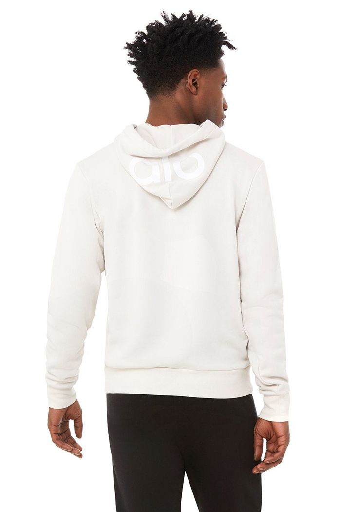 Alo Yoga Caliber Hoodie Herr Beige | 0528913-TH