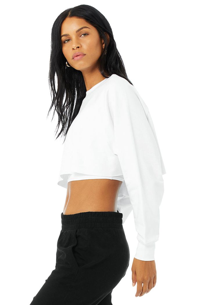 Alo Yoga Double Take Sweatshirt Dam Vita | 8961752-FG