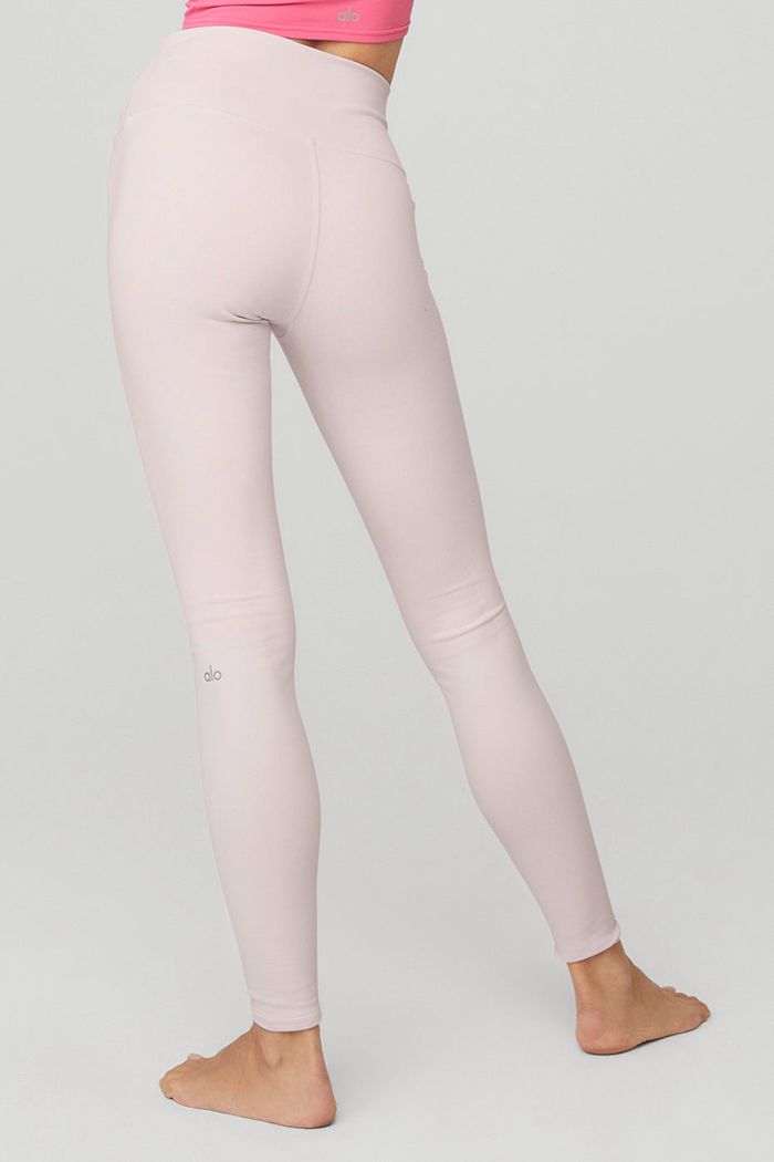 Alo Yoga High-Midja Airbrush Leggings Dam Rosa | 8537021-SX