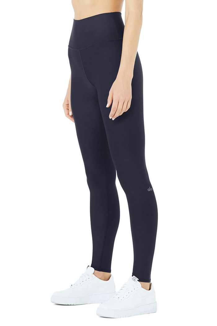 Alo Yoga High-Midja Airlift Leggings Dam Svarta | 0136274-XN