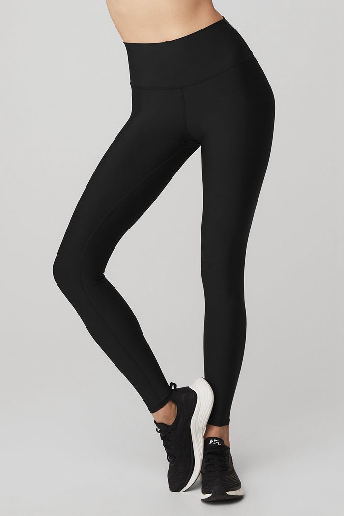 Alo Yoga High-Midja Airlift Leggings Dam Svarta | 1580674-UV