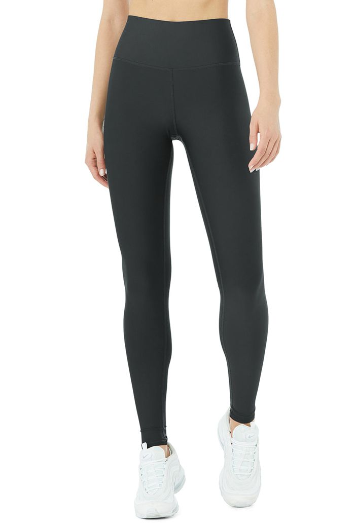 Alo Yoga High-Midja Airlift Leggings Dam Mörkgrå | 2184096-CP