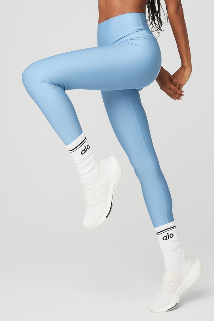 Alo Yoga High-Midja Airlift Leggings Dam Blå | 2490185-JR