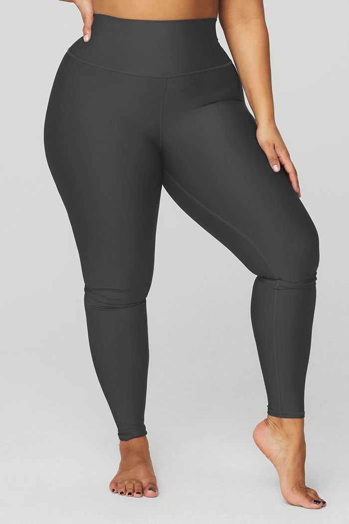 Alo Yoga High-Midja Airlift Leggings Dam Mörkgrå | 7428150-IV