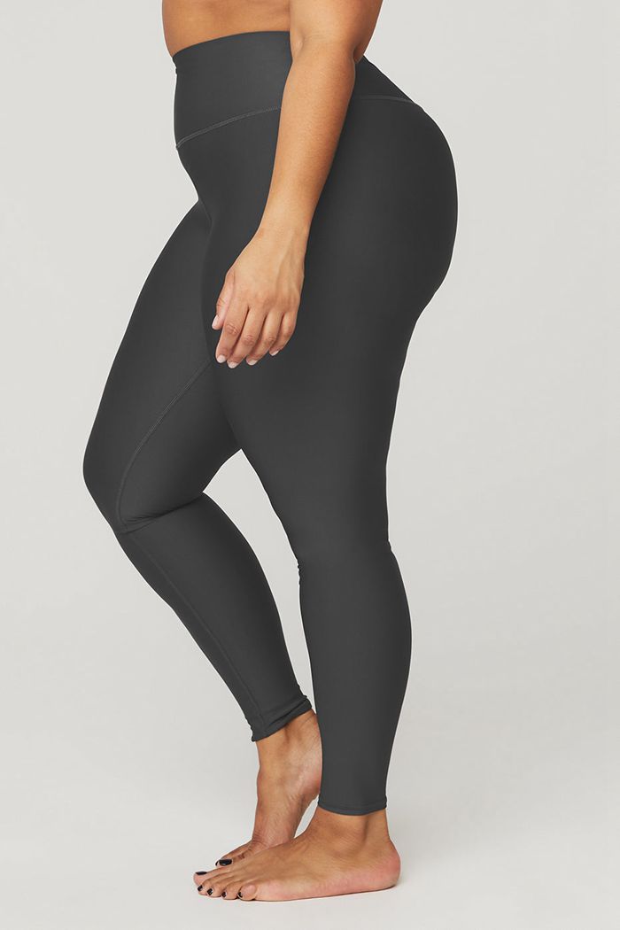 Alo Yoga High-Midja Airlift Leggings Dam Mörkgrå | 7428150-IV