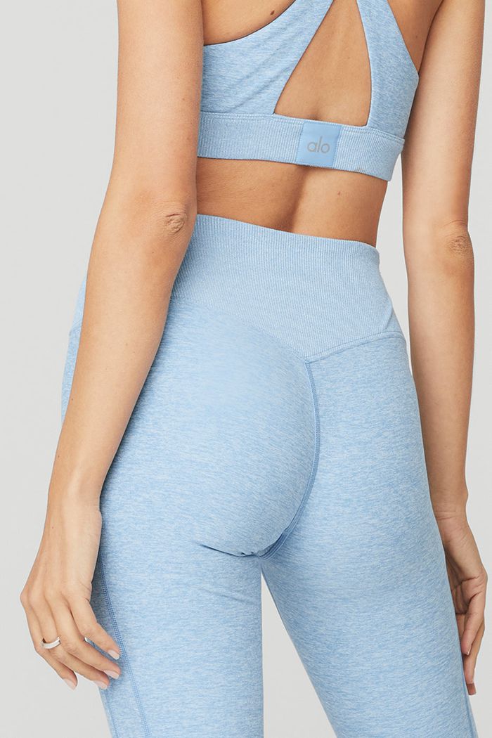 Alo Yoga High-Midja Alosoft Lounge Leggings Dam Blå | 9408152-JM