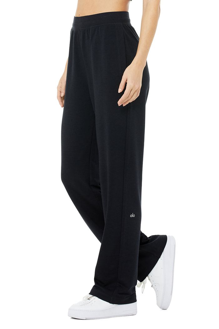 Alo Yoga High-Midja Dreamy Breda Leggings Dam Svarta | 4170983-QX