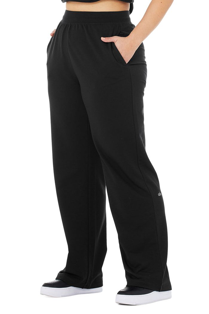 Alo Yoga High-Midja Dreamy Breda Leggings Dam Svarta | 4170983-QX