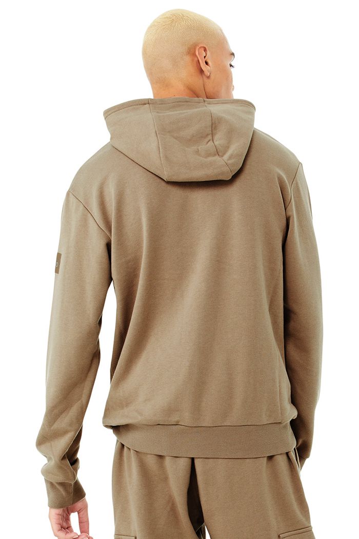 Alo Yoga Highline Hoodie Herr Bruna | 1469720-QH