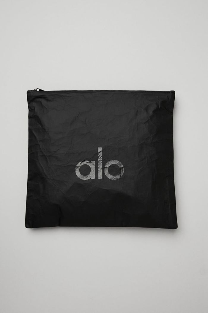 Alo Yoga Keep It Dry Fitness Zip Pouch Väska Dam Svarta | 2341958-VW