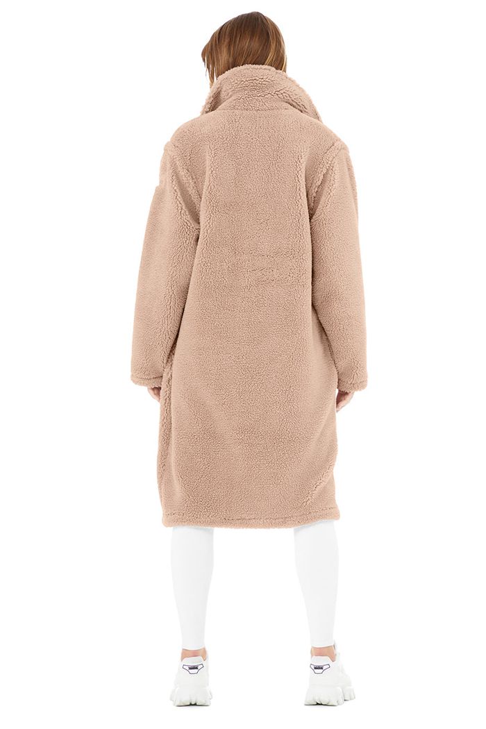 Alo Yoga Oversized Sherpa Trench Coat Dam Rosa | 1487902-KJ