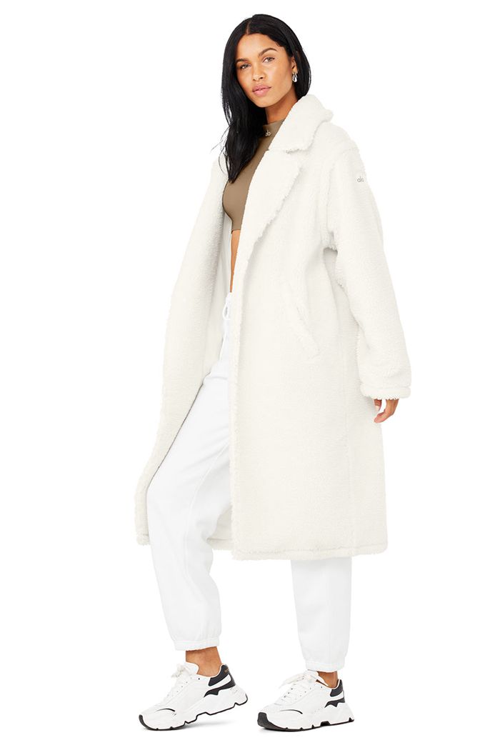 Alo Yoga Oversized Sherpa Trench Coat Dam Vita | 7503269-ES